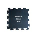 Piso Hule 98x98 15mm azul PG